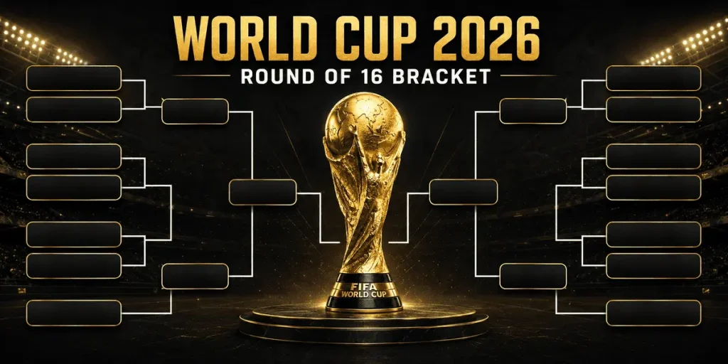 World Cup 2026 Round of 16 bracket image