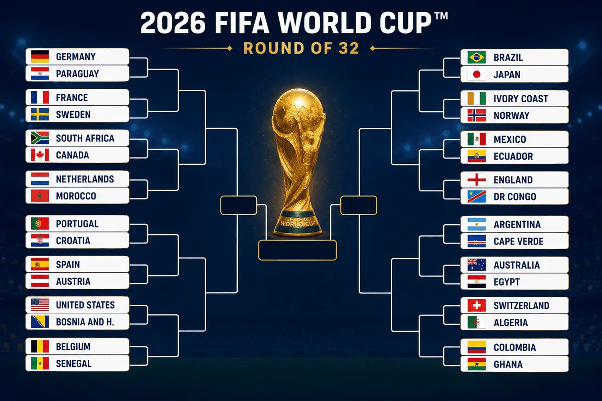 World Cup 2026 Round of 32 Bracket